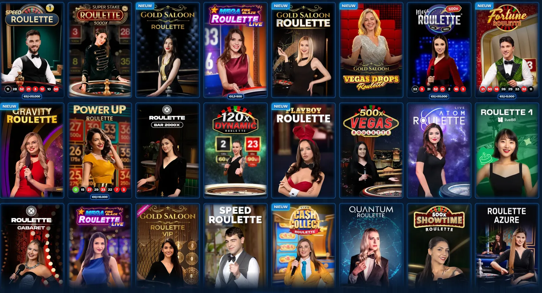 Live Casino ReelDuck Casino roulette varianten en live tafels