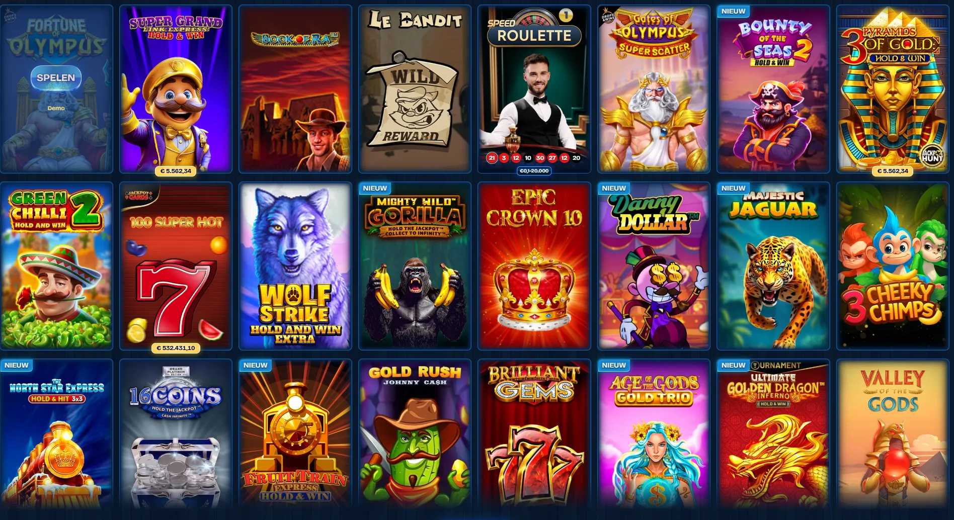 ReelDuck Casino top games zoals Book of Ra en Gates of Olympus