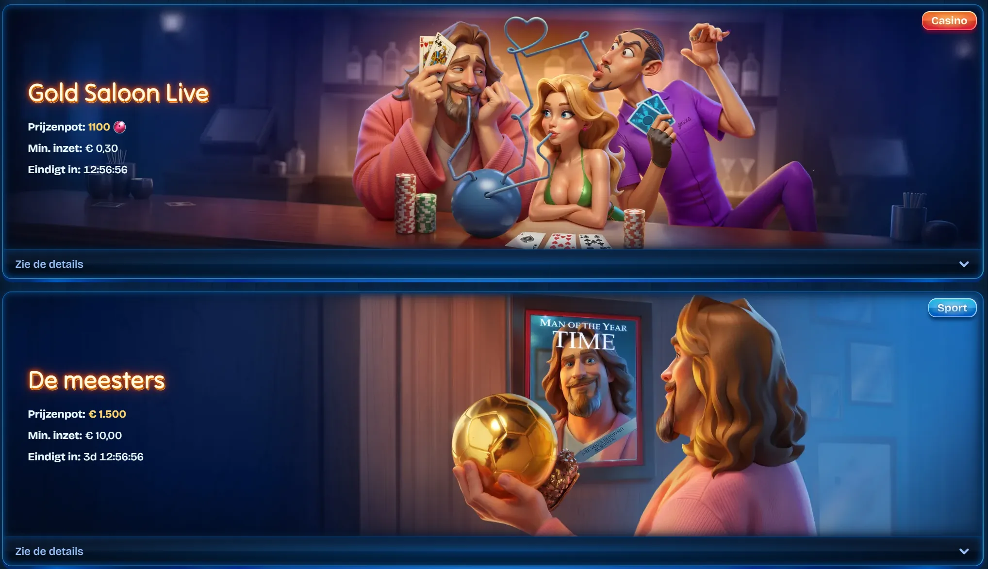 ReelDuck Casino toernooien met prijzenpot en minimale inzet